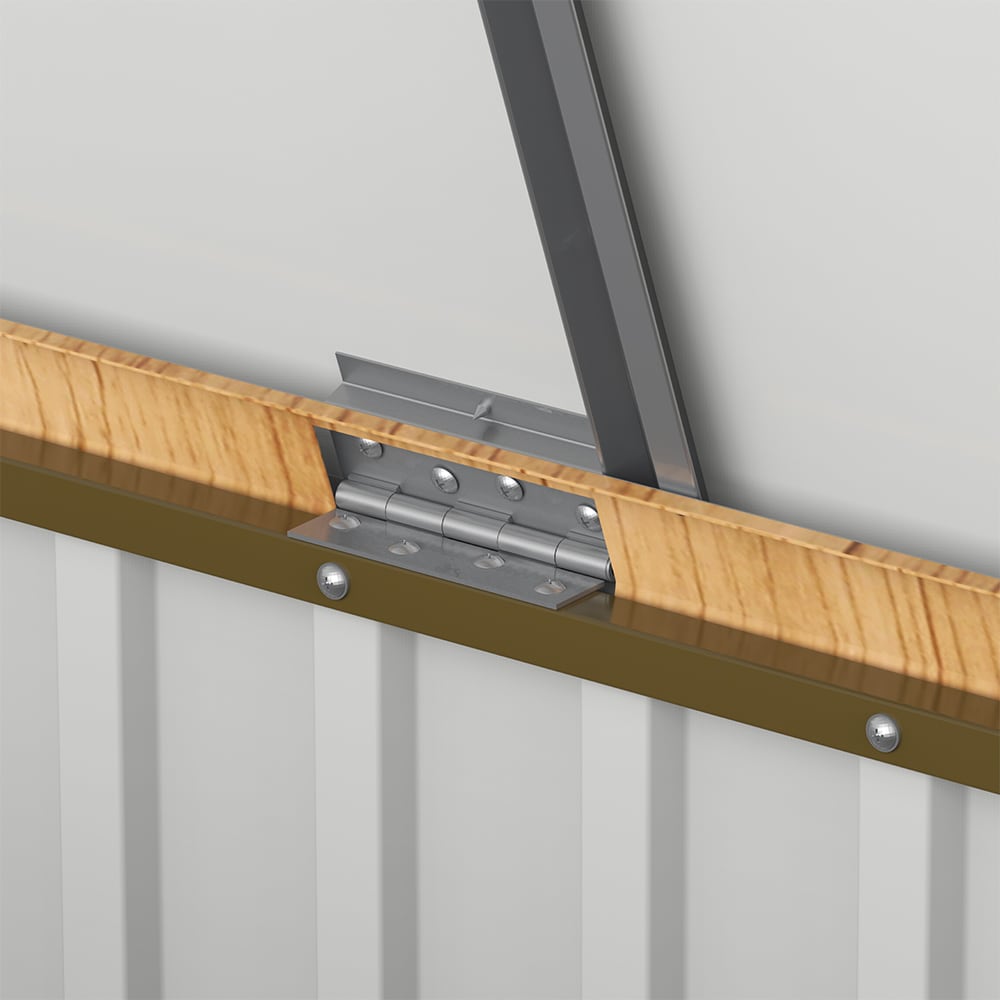 Lada depozitare gradina DURAMAX DH 1.9 1450 L, 195 x 95 x 94.47 cm, maro