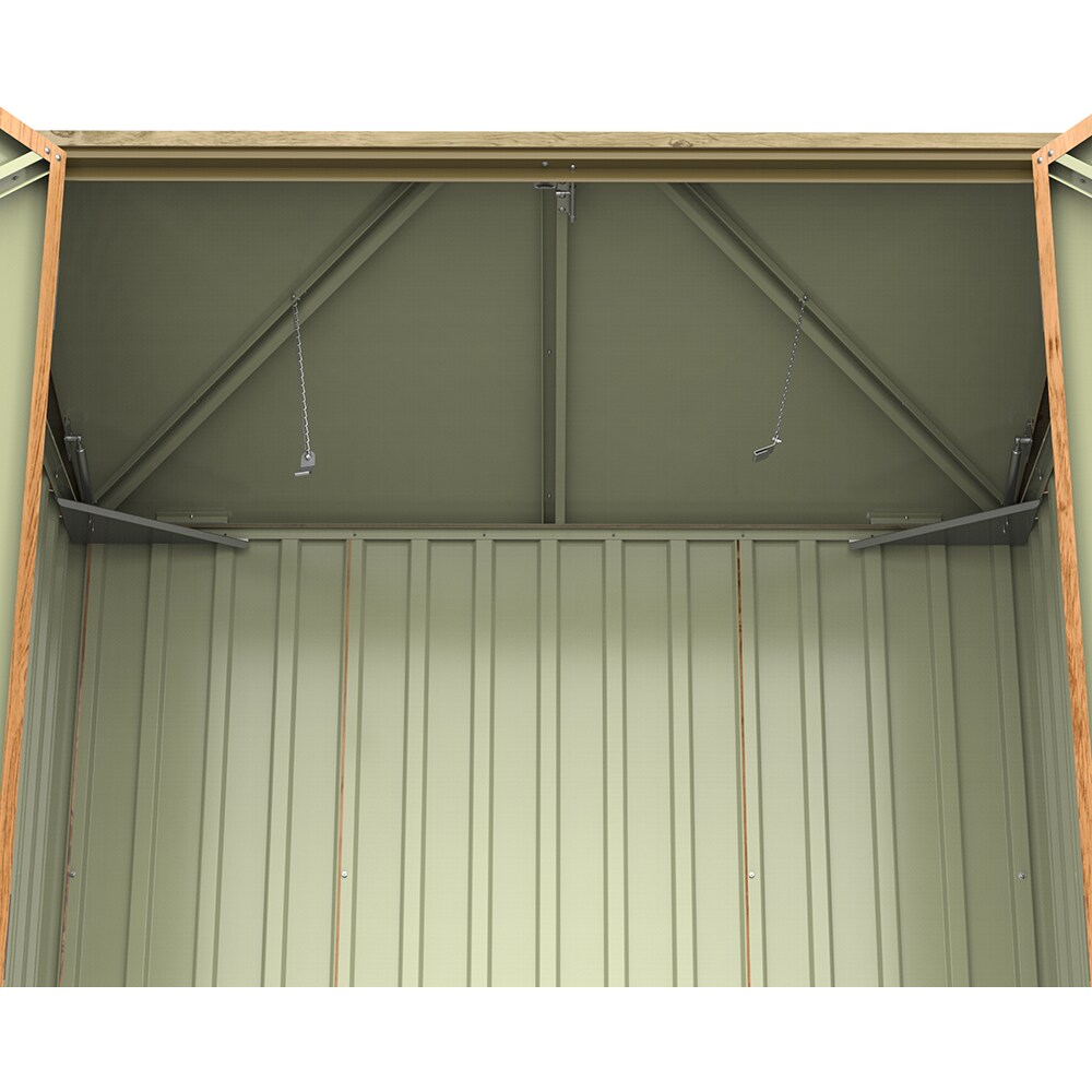 Dulap depozitare gradina DURAMAX 5X3, 154.2 x 96 x 130.5 cm, maro