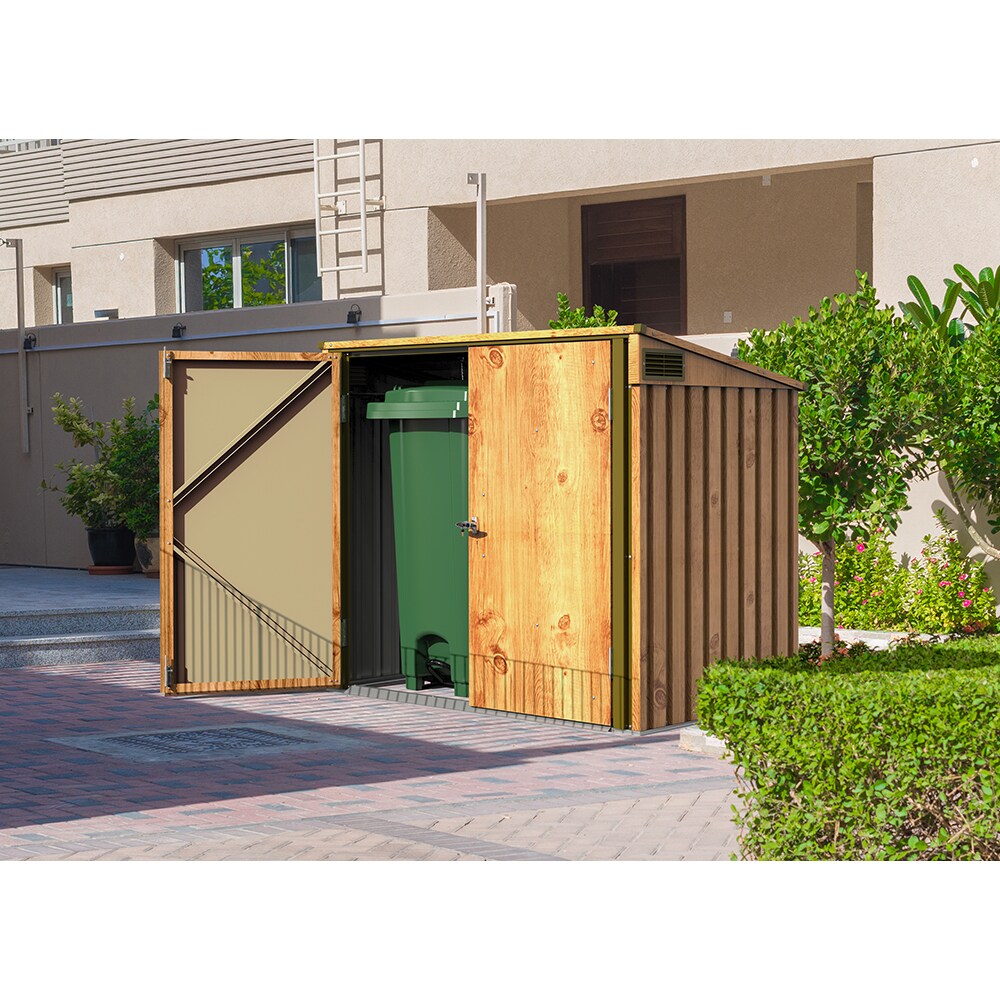 Dulap depozitare gradina DURAMAX 5X3, 154.2 x 96 x 130.5 cm, maro