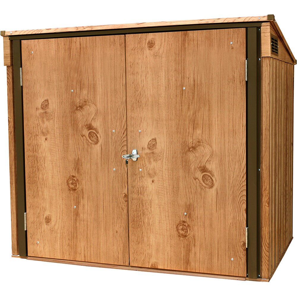 Dulap depozitare gradina DURAMAX 5X3, 154.2 x 96 x 130.5 cm, maro