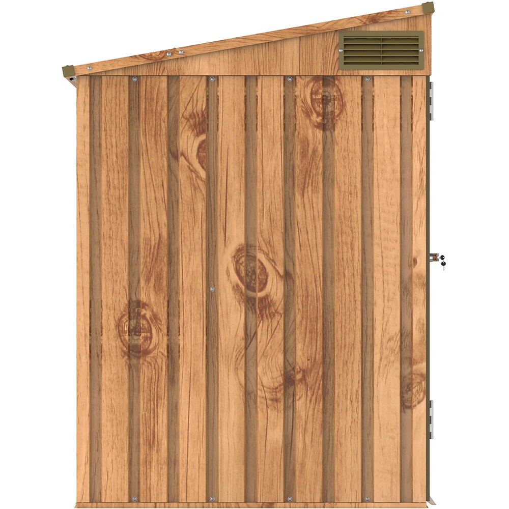 Dulap depozitare gradina DURAMAX 5X3, 154.2 x 96 x 130.5 cm, maro