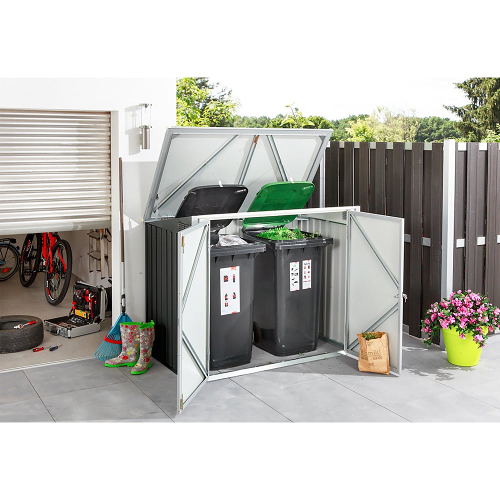 Dulap depozitare gradina DURAMAX 5X3, 154.2 x 96 x 130.5 cm, antracit