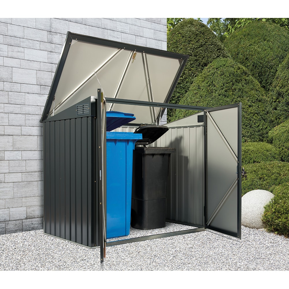 Dulap depozitare gradina DURAMAX 5X3, 154.2 x 96 x 130.5 cm, antracit