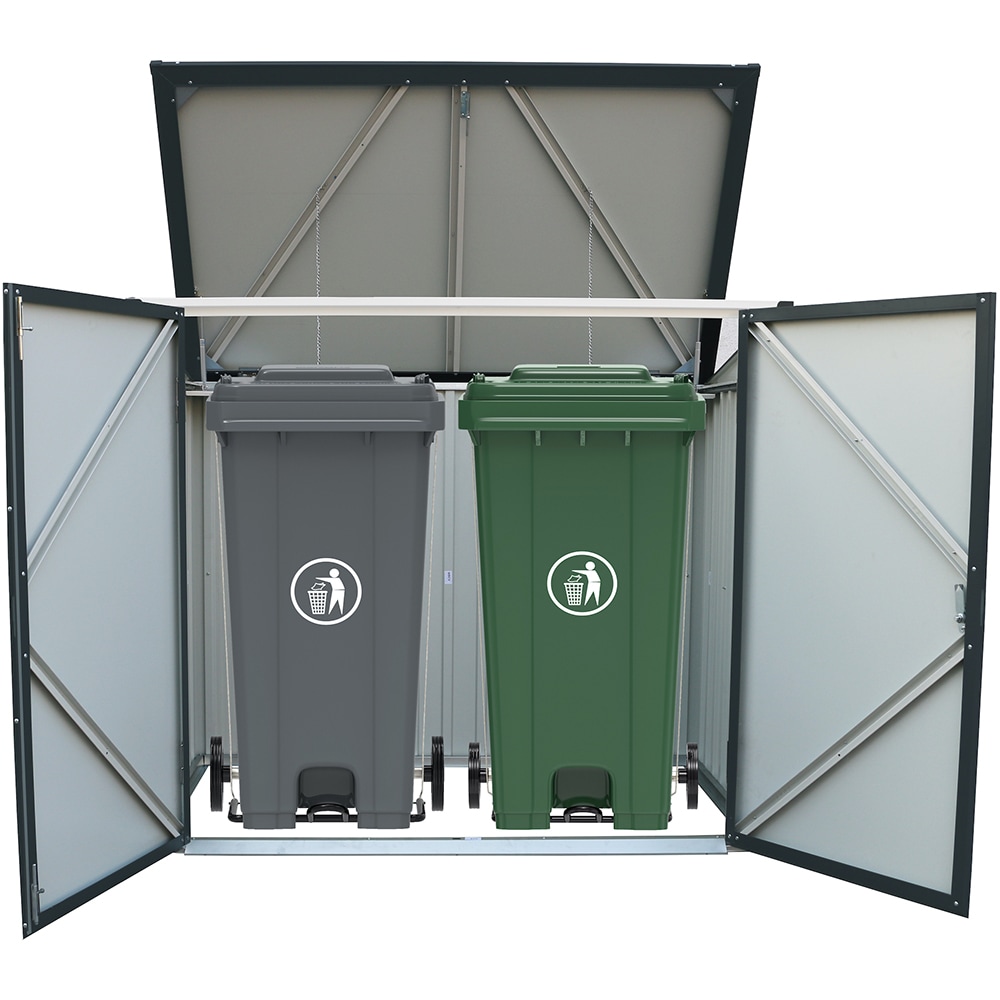 Dulap depozitare gradina DURAMAX 5X3, 154.2 x 96 x 130.5 cm, antracit