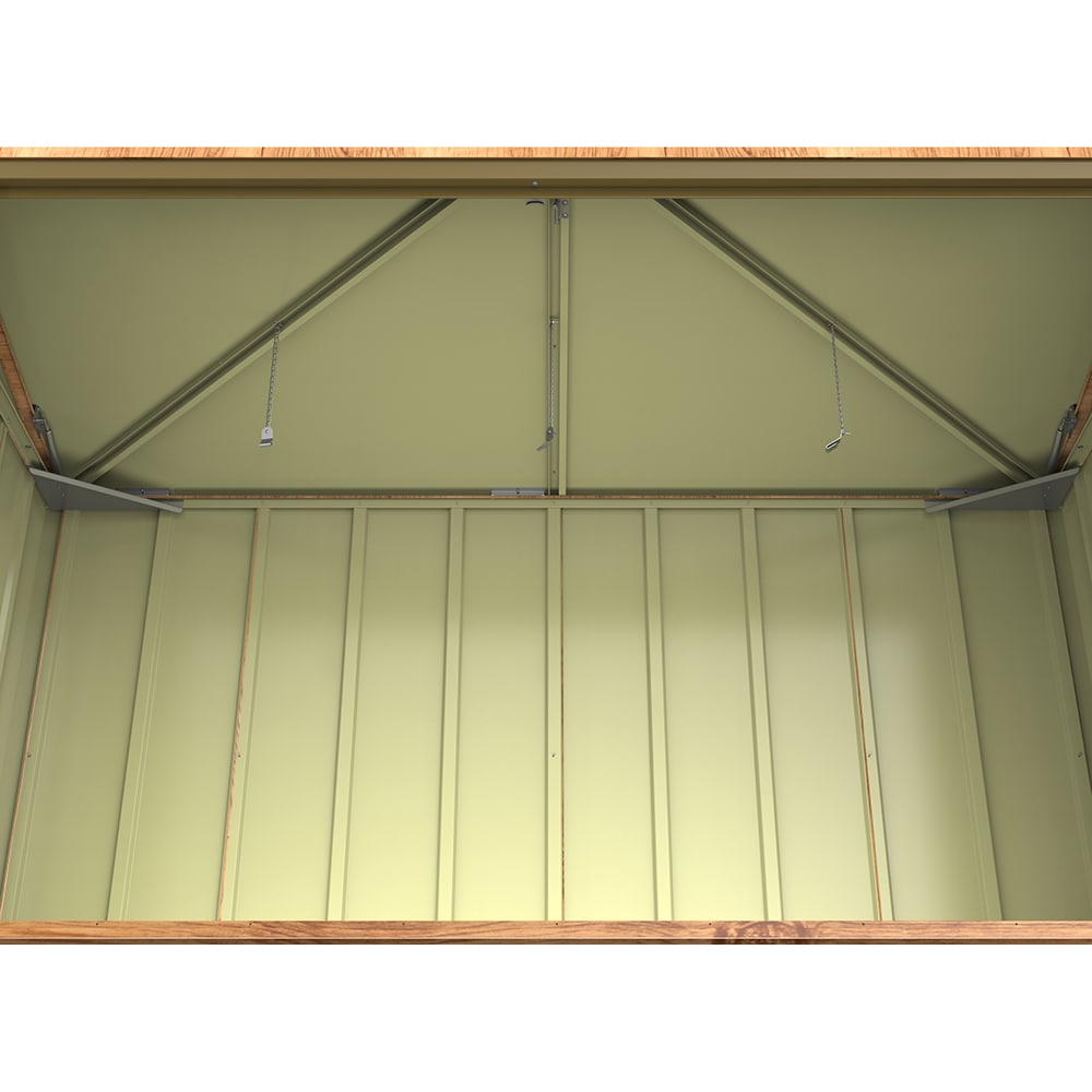 Dulap depozitare gradina DURAMAX 7X3, 213.7 x 100.3 x 132.6 cm, maro