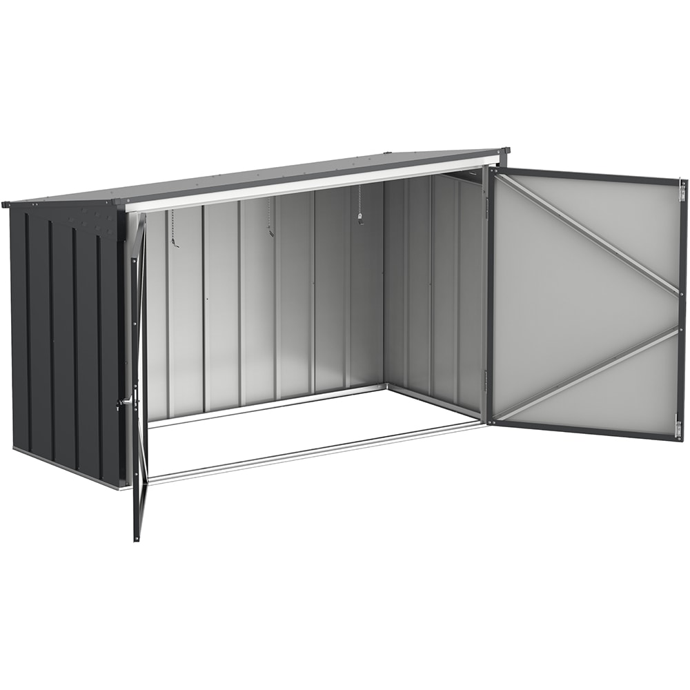 Dulap depozitare gradina DURAMAX 7X3, 213.7 x 100.3 x 132.6 cm, antracit