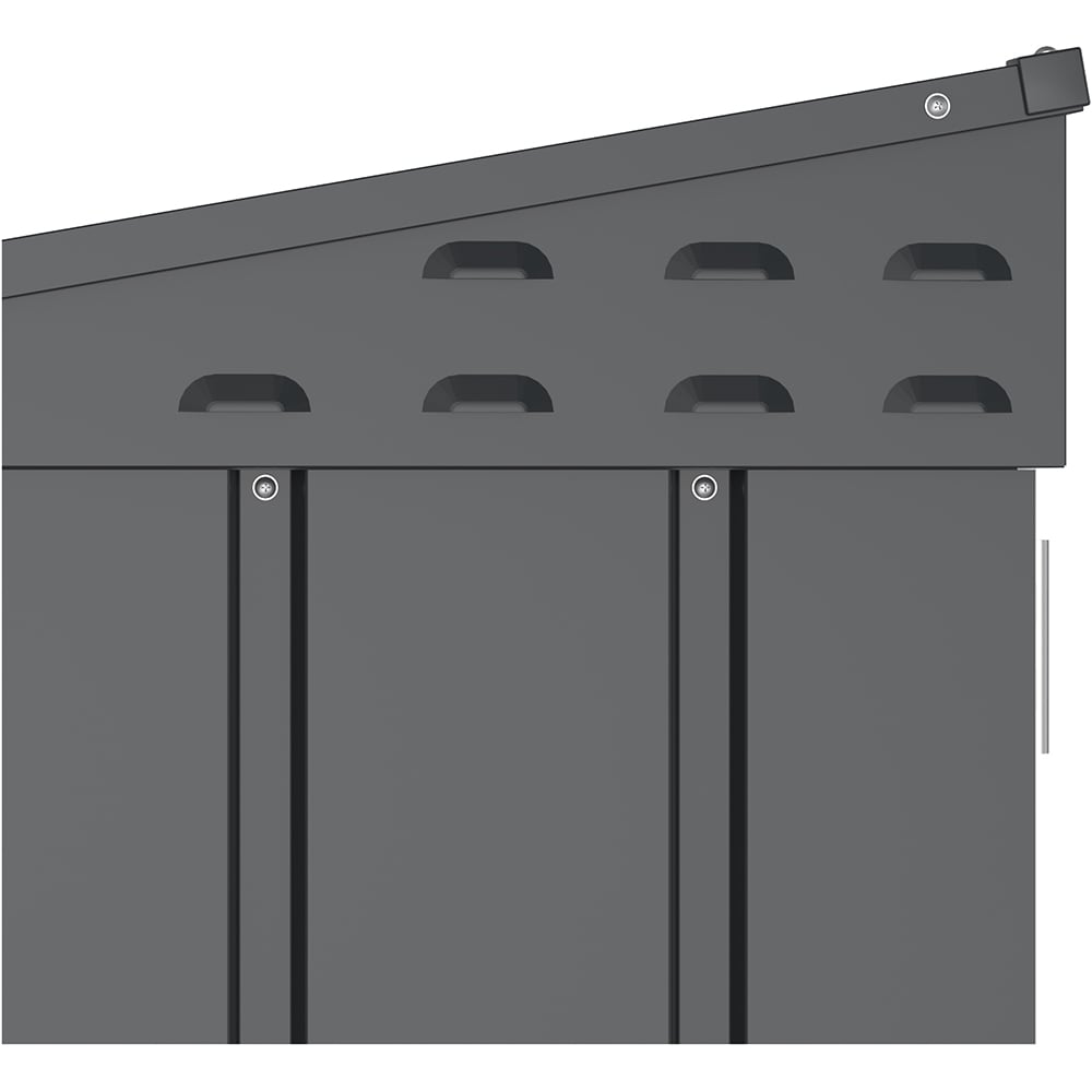 Dulap depozitare gradina DURAMAX 7X3, 213.7 x 100.3 x 132.6 cm, antracit