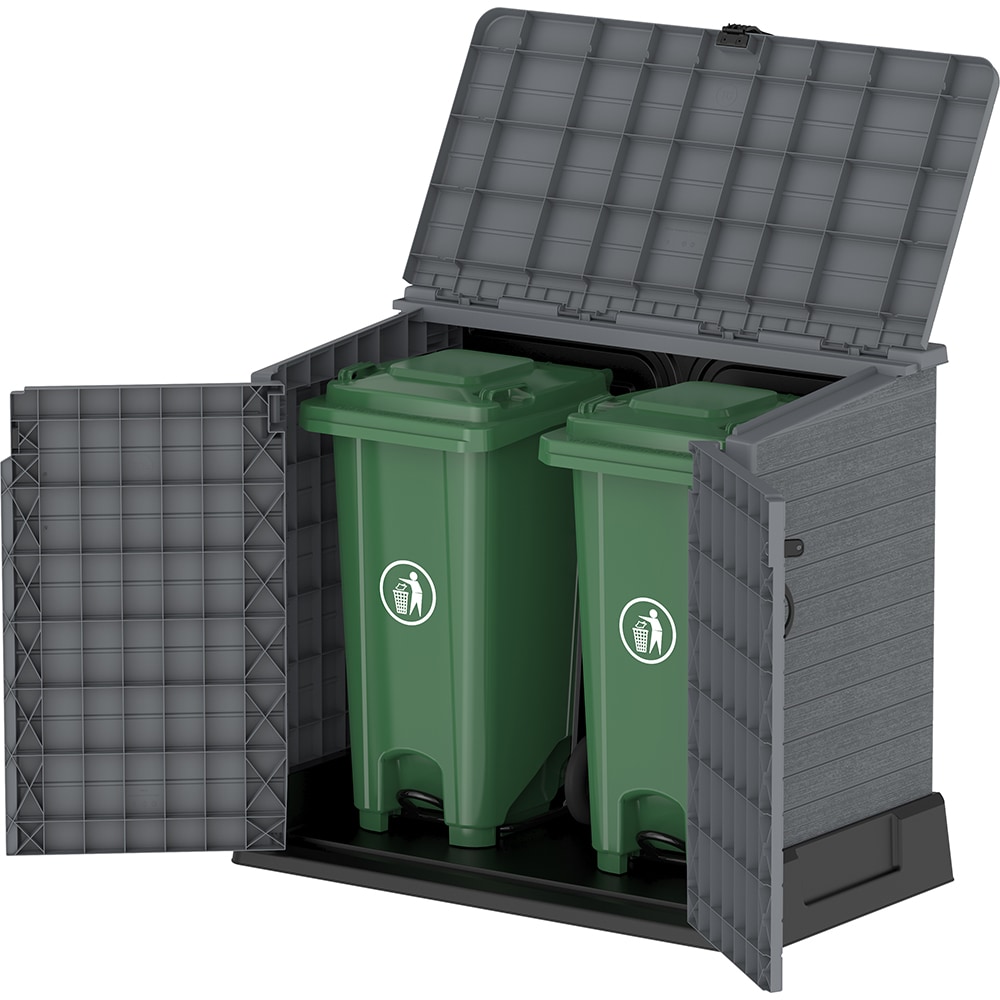 Dulap depozitare gradina DURAMAX Storeway 850 L, 130 x 74 x 110 cm, gri