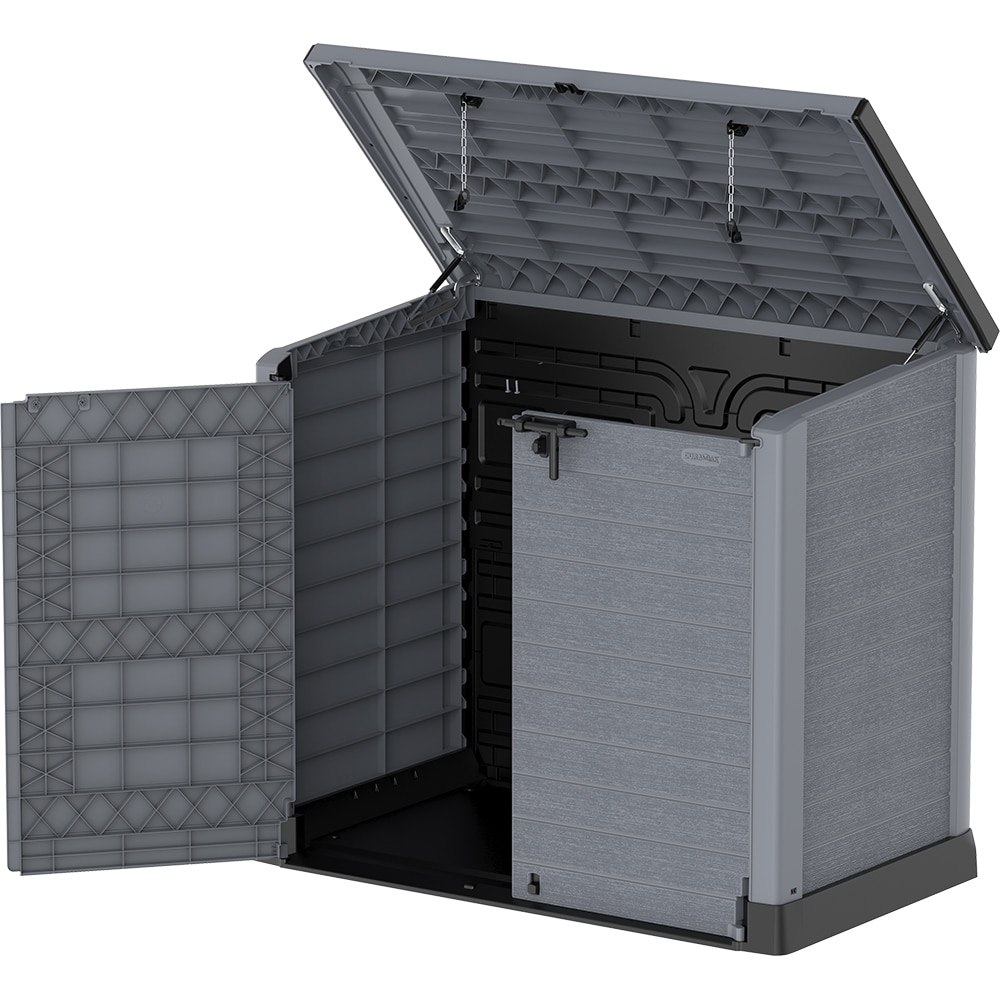Dulap depozitare gradina DURAMAX Storeway 1200 L, 145 x 82.5 x 125 cm, gri