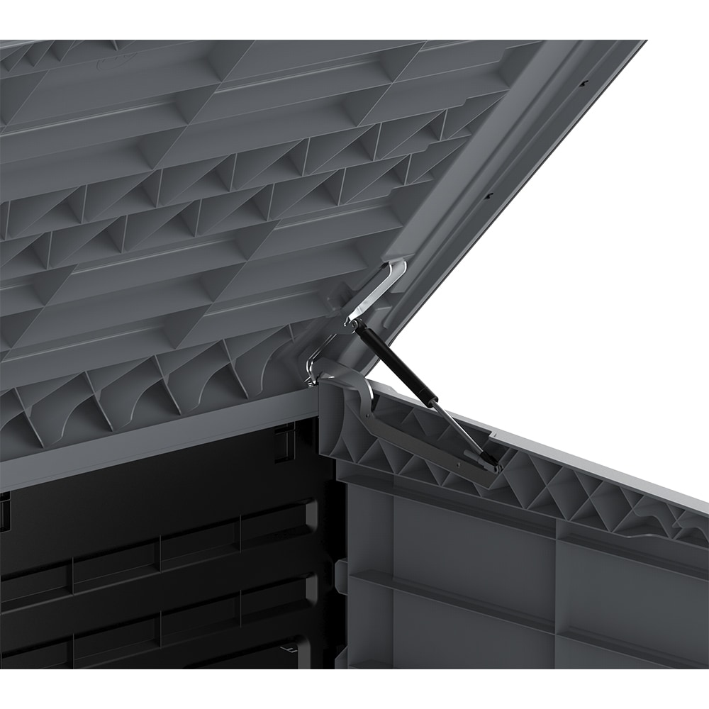Dulap depozitare gradina DURAMAX Storeway 1200 L, 145 x 82.5 x 125 cm, gri