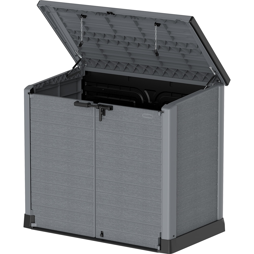 Dulap depozitare gradina DURAMAX Storeway 1200 L, 145 x 82.5 x 125 cm, gri