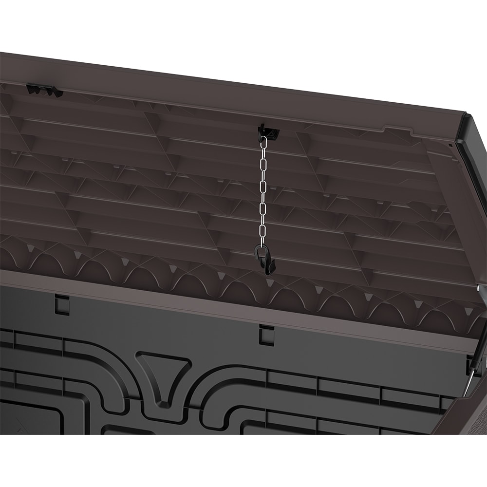 Dulap depozitare gradina DURAMAX Storeway 1200 L, 145 x 82.5 x 125 cm, maro