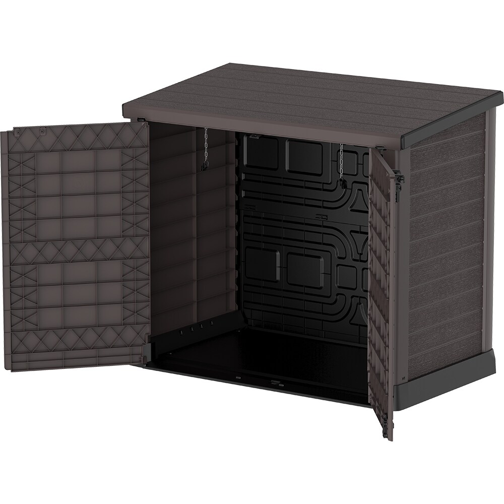 Dulap depozitare gradina DURAMAX Storeway 1200 L, 145 x 82.5 x 125 cm, maro