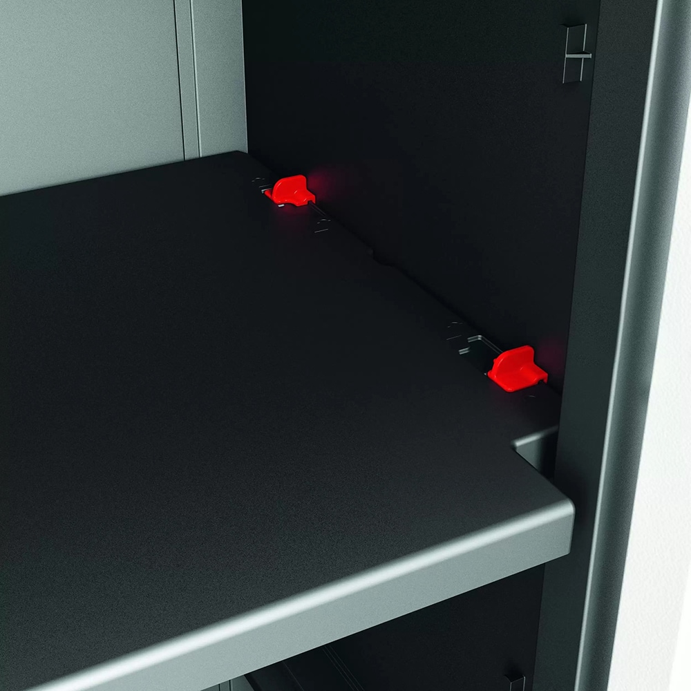 Dulap depozitare gradina KETER Logico 1, compozit plastic, 65 x 39 x 56.5 cm, gri antracit