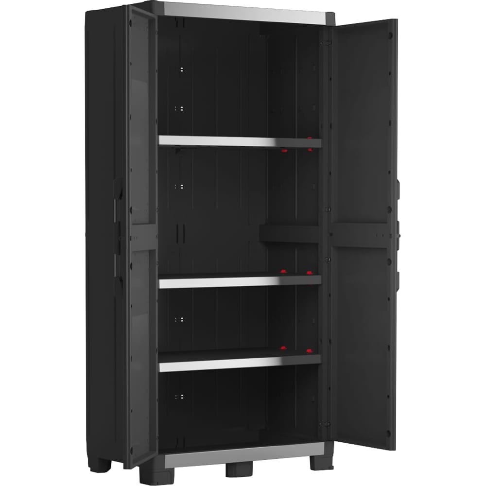 Dulap depozitare gradina KETER XL Garage, compozit plastic, 89 x 54 x 188 cm, negru