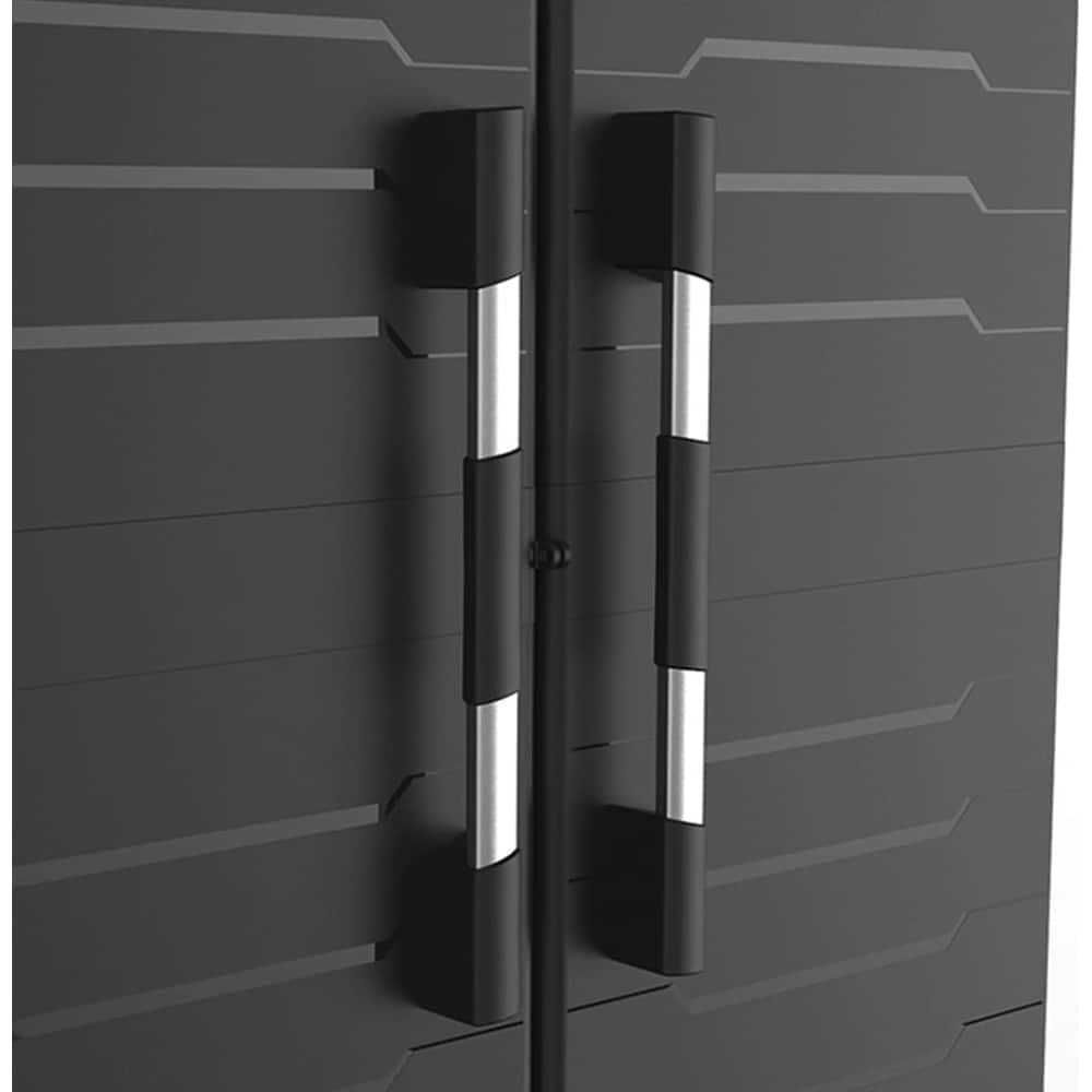 Dulap depozitare gradina KETER XL Garage, compozit plastic, 89 x 54 x 188 cm, negru