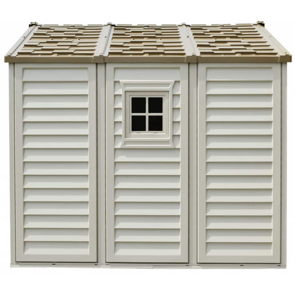 Casuta de gradina DURAMAX Duraplus, rasina, 246.4 x 239.7 x 234.4 cm, bej