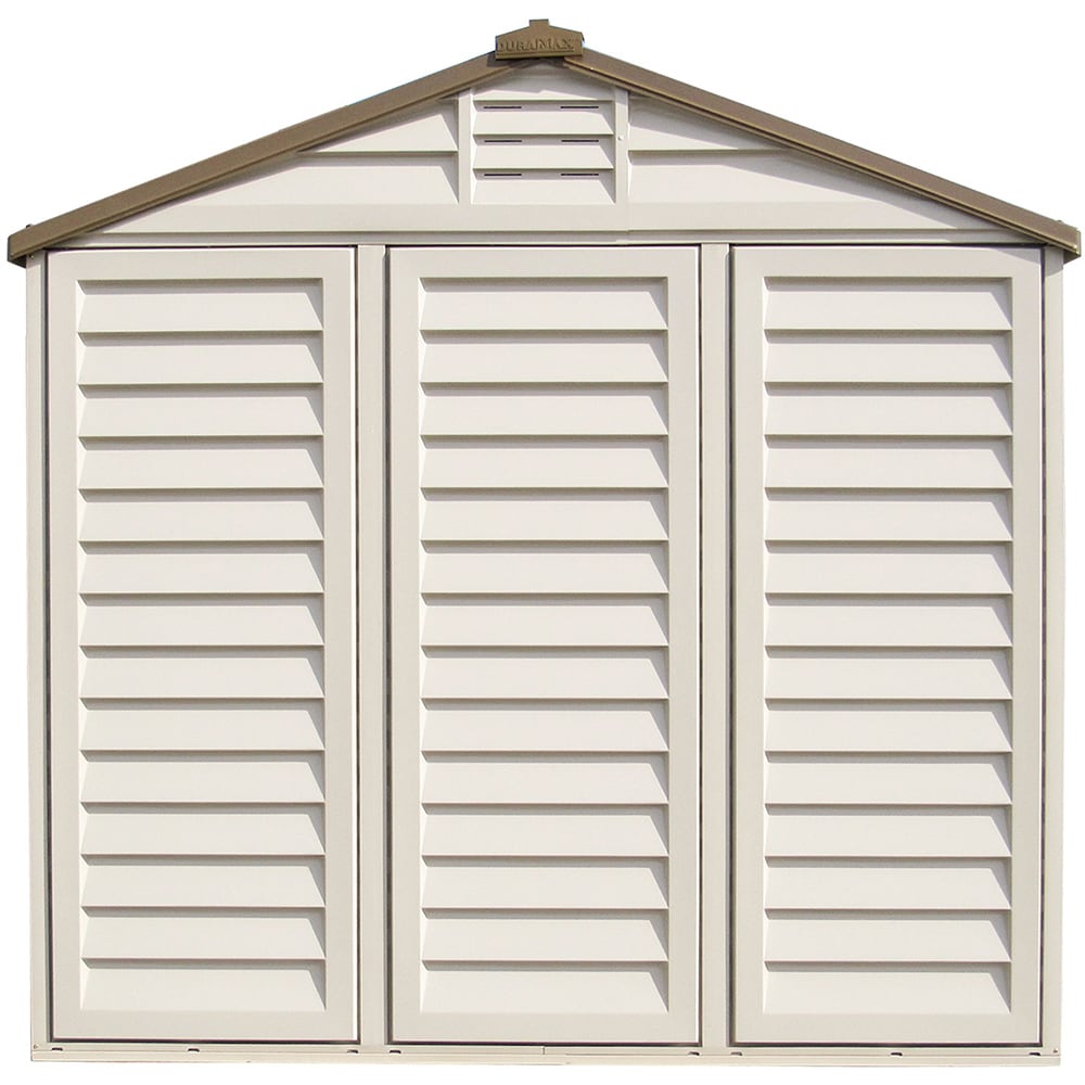 Casuta de gradina DURAMAX Duraplus, rasina, 246.4 x 239.7 x 234.4 cm, bej