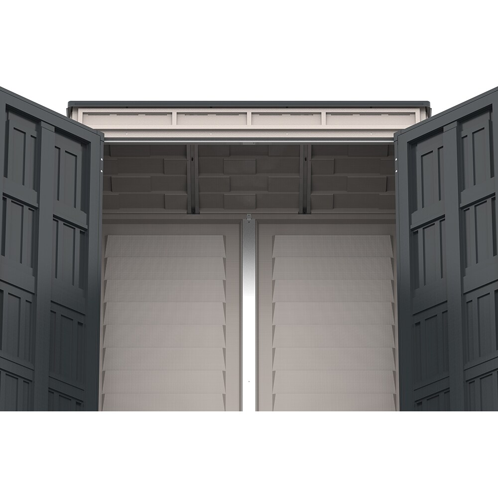 Casuta de gradina DURAMAX Yardmate Pent Roof, rasina, 170.9 x 91.9 x 202.4 cm, gri