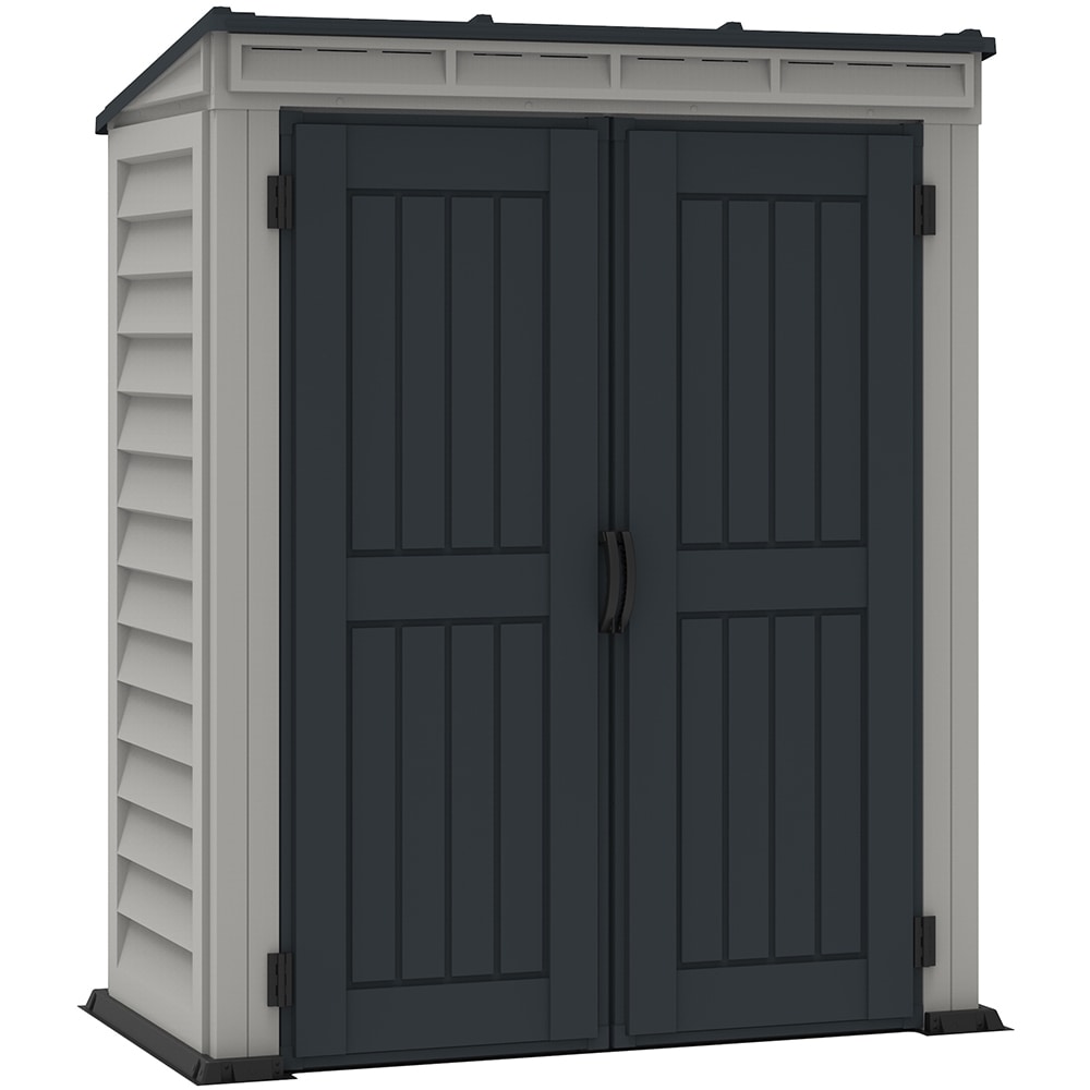 Casuta de gradina DURAMAX Yardmate Pent Roof, rasina, 170.9 x 91.9 x 202.4 cm, gri