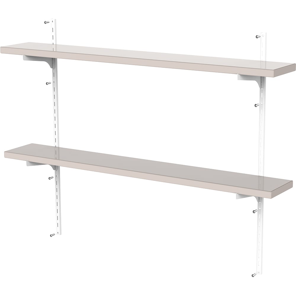 Raft casuta de gradina DURAMAX, metal, 100 x 15.25 cm, zinc