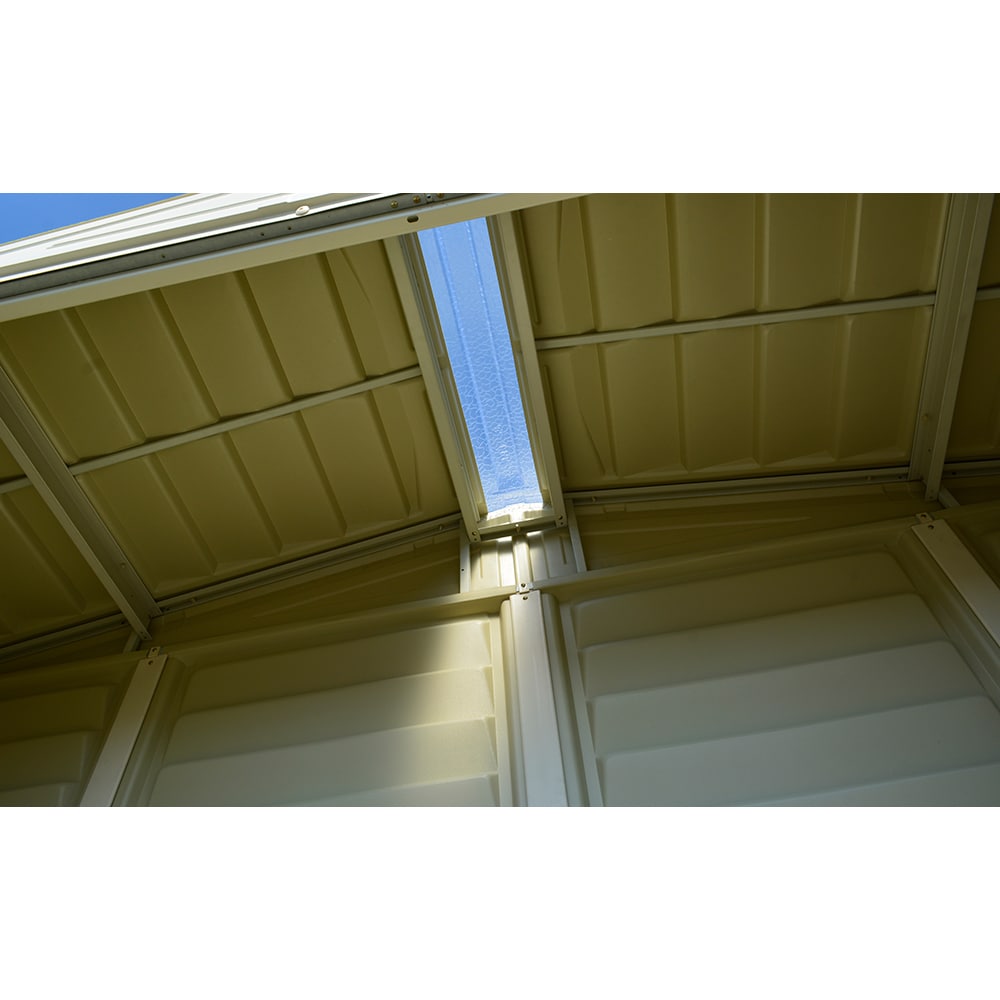 Casuta gradina DURAMAX SidePro, rasina, 319.3 x 81.7 x 233.2 cm, bej