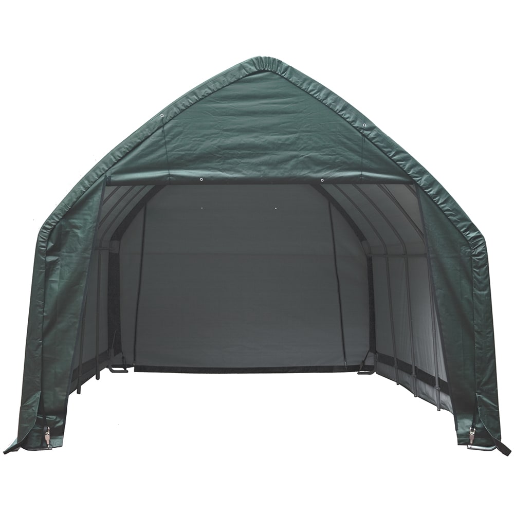 Pavilion gradina SHELTER LOGIC, metal, 390 x 610 x 370 cm, verde