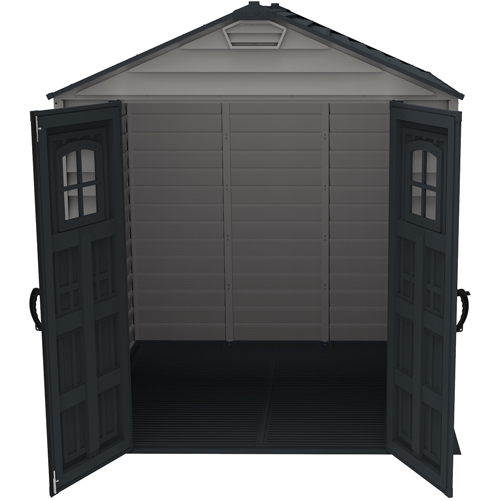 Casuta de gradina DURAMAX Storemax Plus, rasina, 210.6 x 210.6 x 231 cm, gri
