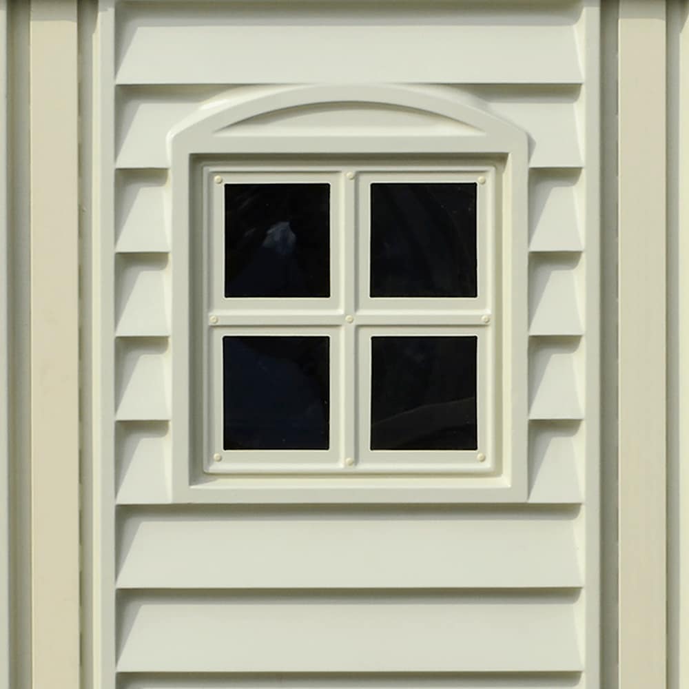 Casuta gradina DURAMAX Woodside, rasina, 324.8 x 239.7 x 233.2 cm, bej-maro deschis