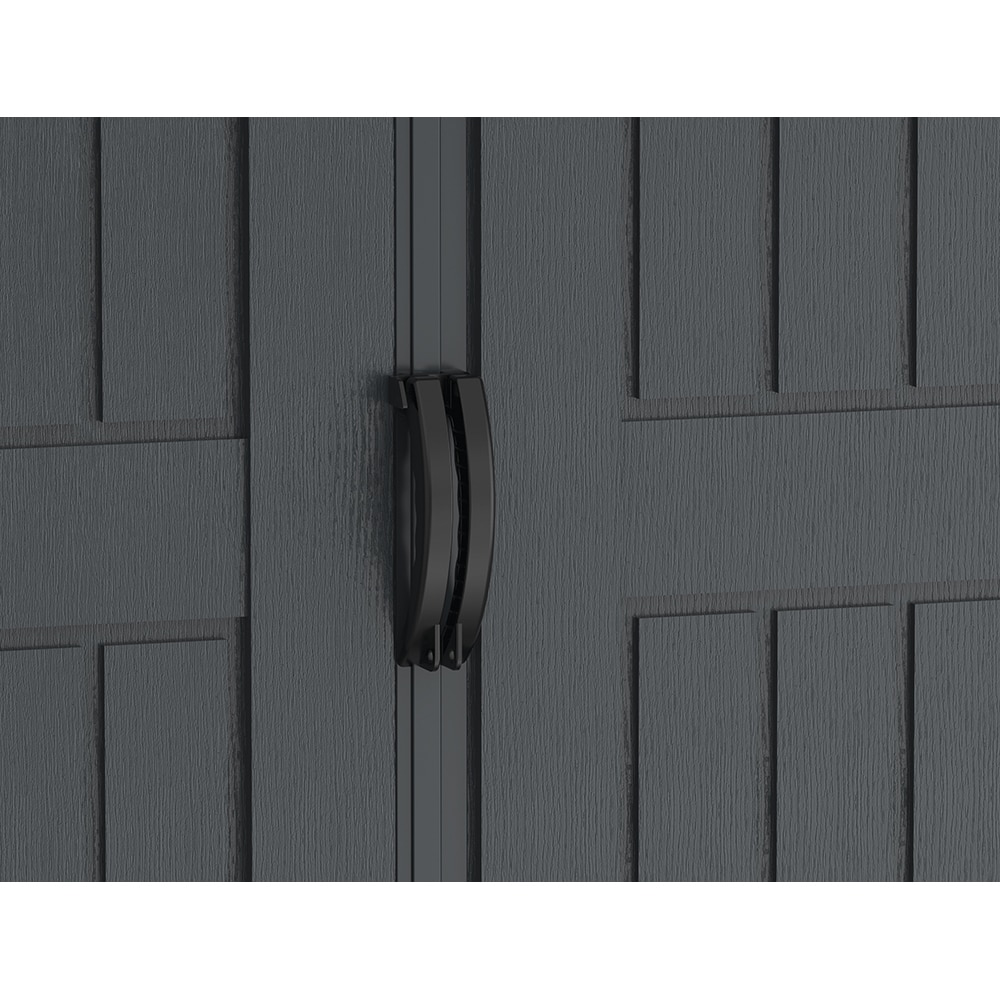 Casuta gradina DURAMAX Yardmate Plus, rasina, 161 x 249.9 x 210 cm, gri antracit