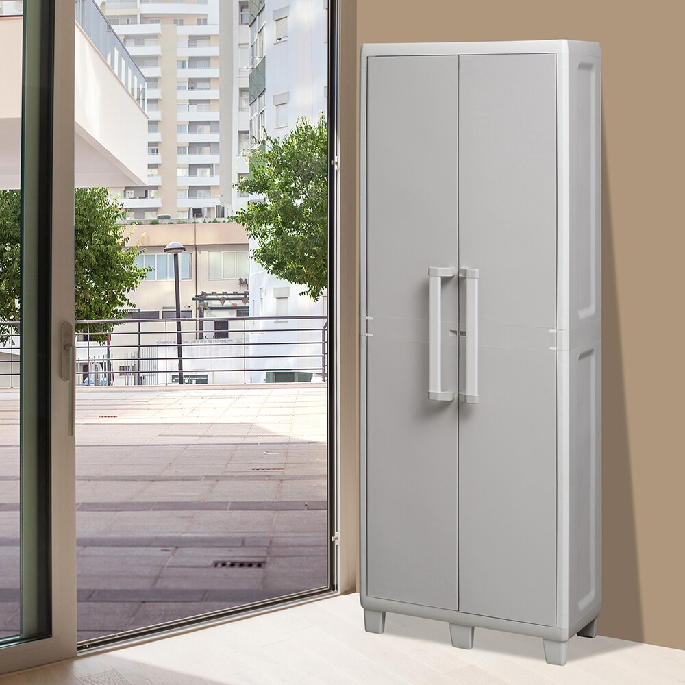 Dulap depozitare gradina TOOMAX Urban S, polipropilena, 65 x 38 x 178 cm