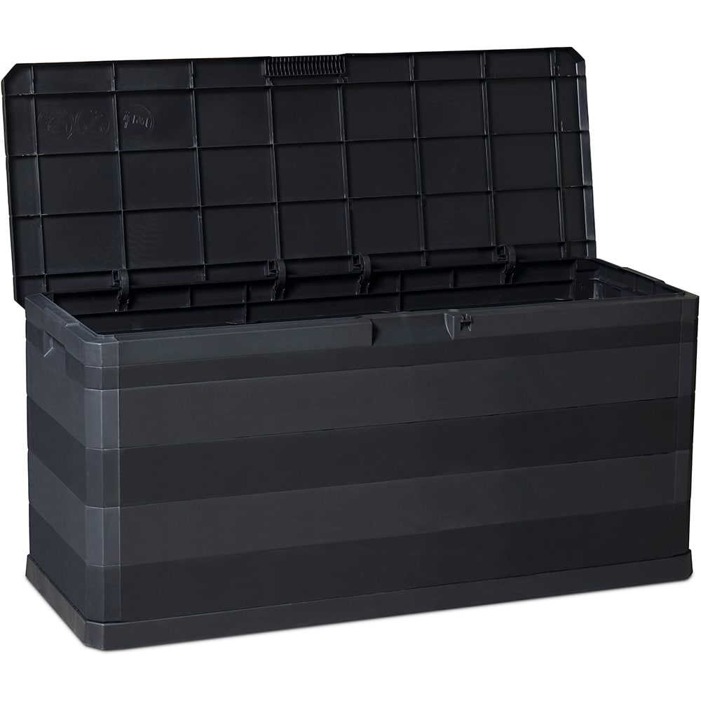 Lada depozitare gradina TOOMAX Elegance, PP, 117 x 45 x 56 cm, negru