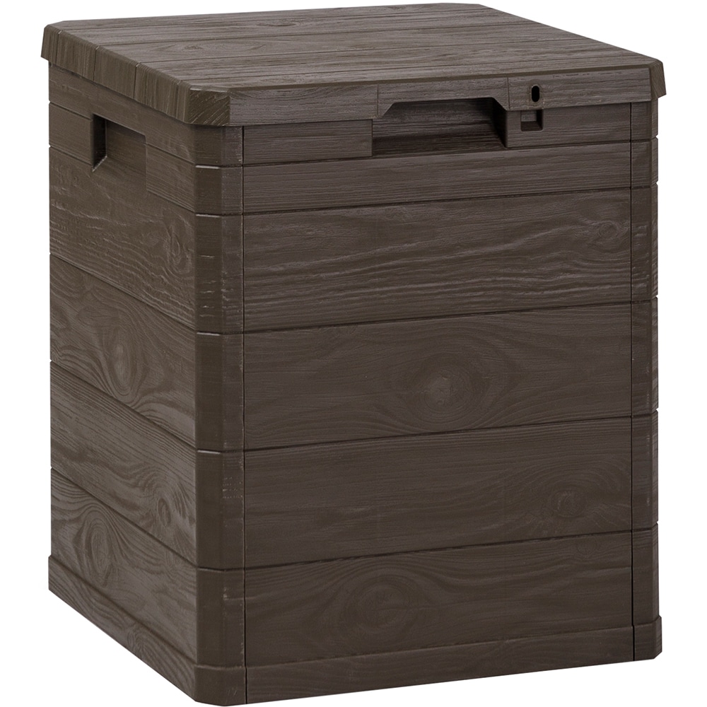 Lada depozitare gradina TOOMAX Woody's, PP, 42.5 x 44 x 50 cm, maro