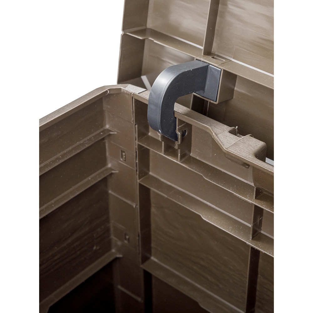 Lada depozitare gradina TOOMAX Woody's, PP, 42.5 x 44 x 50 cm, maro