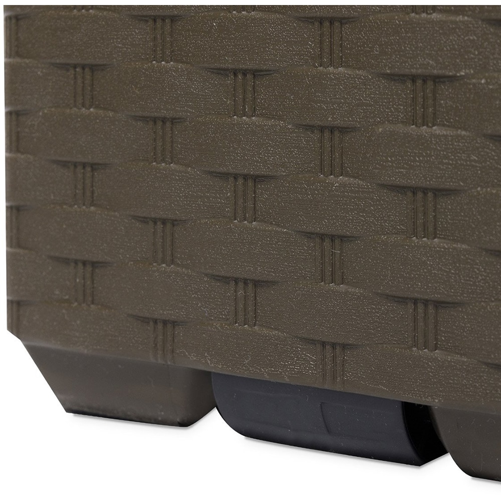 Lada depozitare gradina TOOMAX Portofino, PP, 123.7 x 54.5 x 56.2 cm, maro