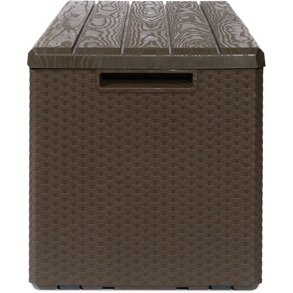 Lada depozitare gradina TOOMAX Portofino, PP, 123.7 x 54.5 x 56.2 cm, maro