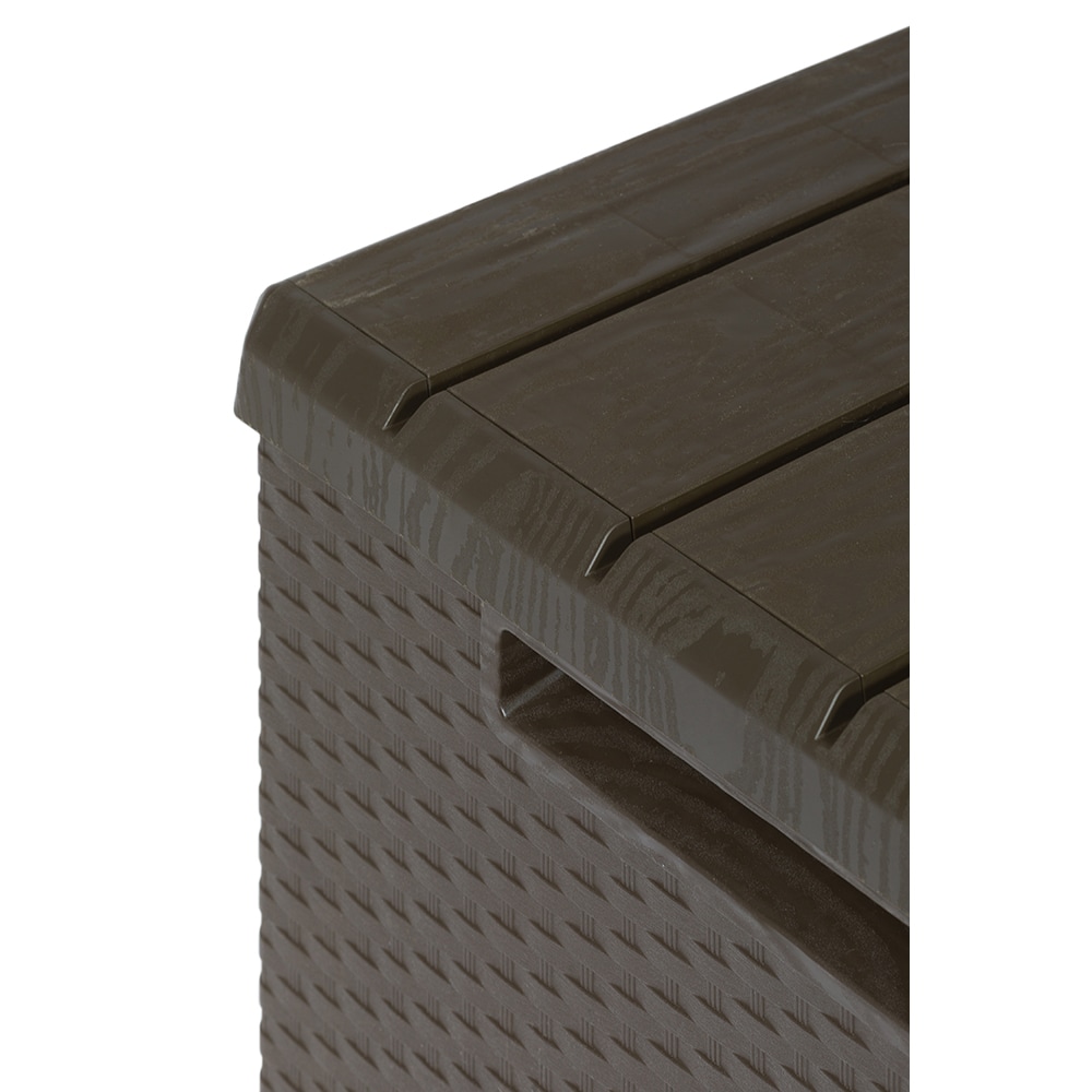 Lada depozitare gradina TOOMAX Portofino, PP, 123.7 x 54.5 x 56.2 cm, maro