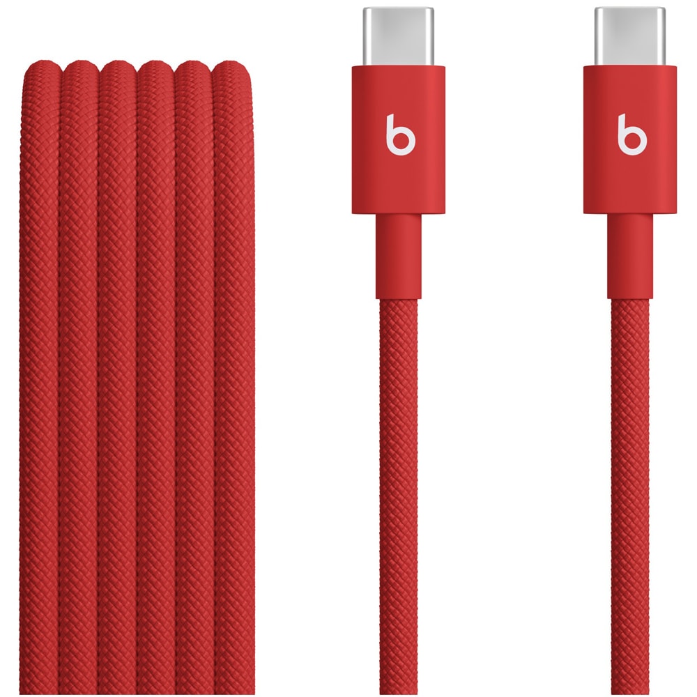 Cablu date BEATS MDGF4ZM/A, USB-C - USB-C, 1.5m, rosu
