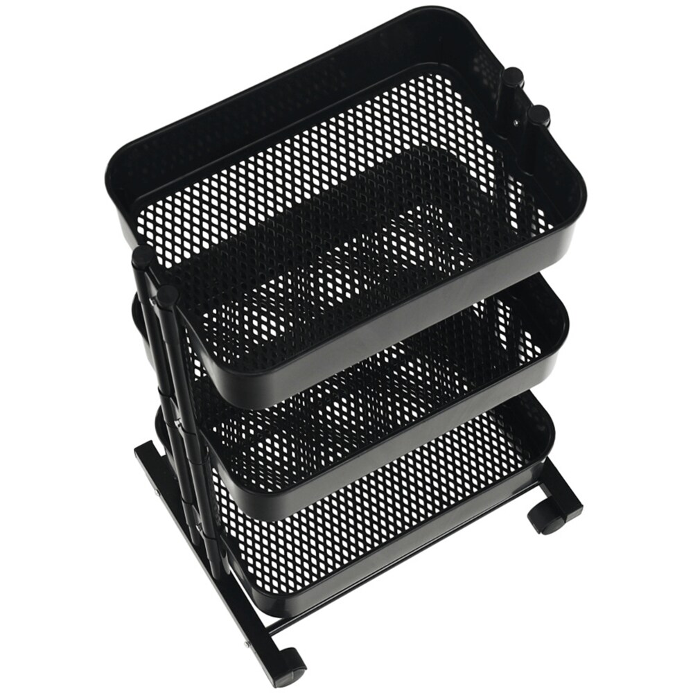 Carucior multifunctional Dobby, 45 x 37 x 77 cm, negru