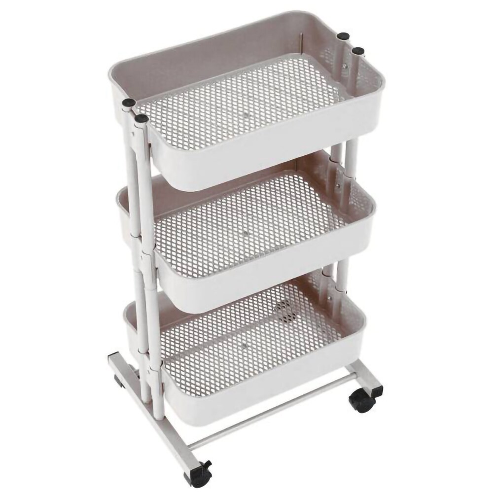Carucior multifunctional Dobby, 45 x 37 x 77 cm, alb