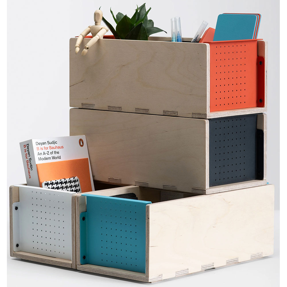 Cutie depozitare Boxxit, 30 x 15 x 12.3 cm, gri inchis