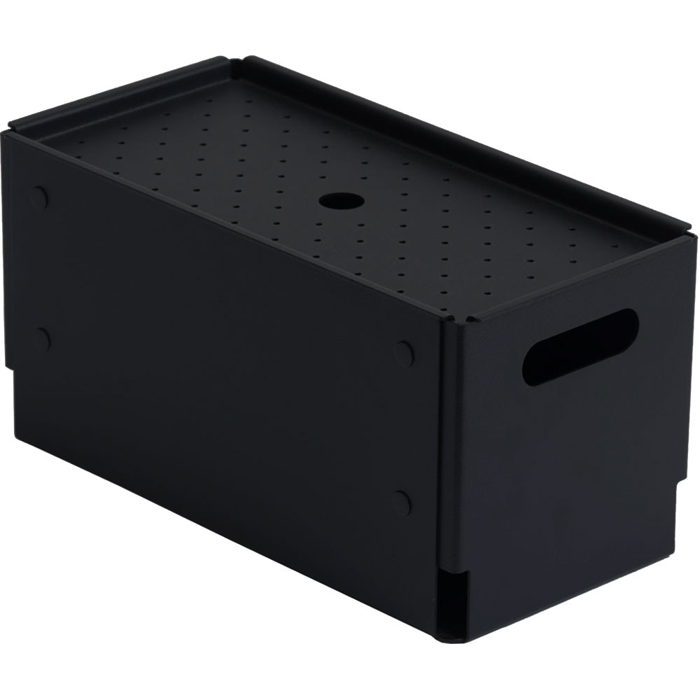 Cutie depozitare Euro Small, 15 x 30 x 15 cm, negru