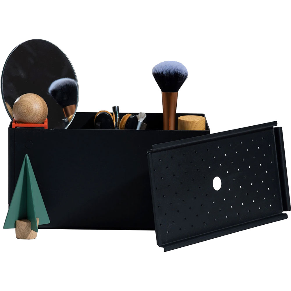 Cutie depozitare Euro Small, 15 x 30 x 15 cm, negru
