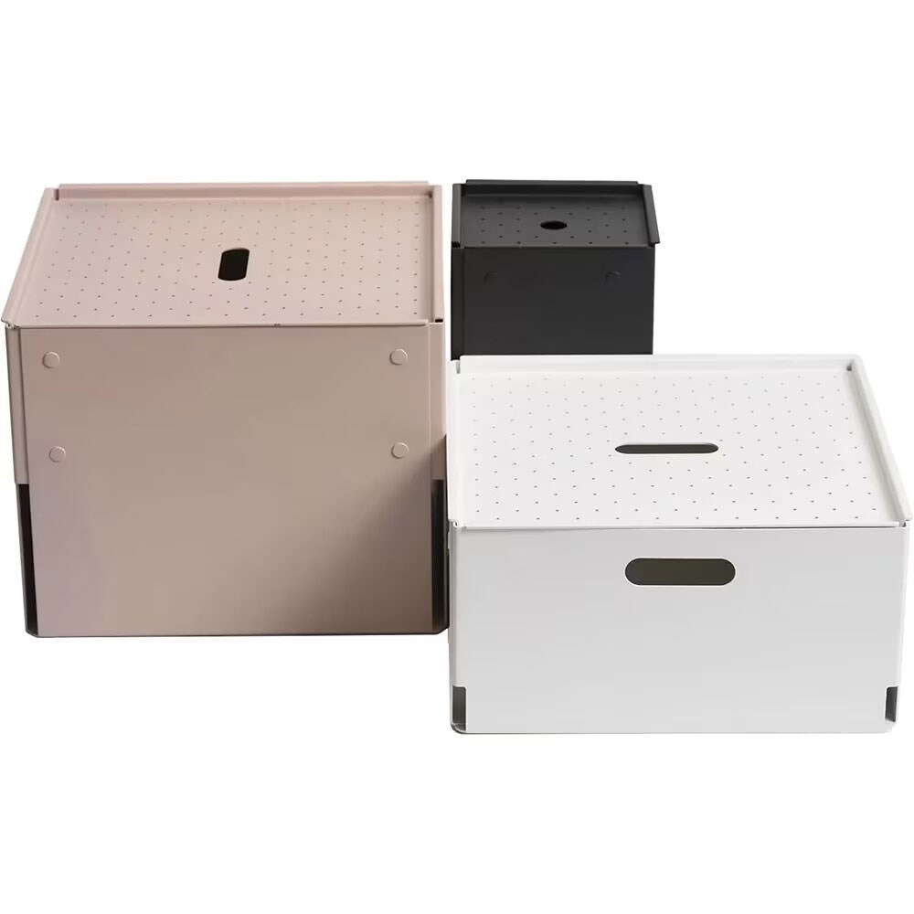 Cutie depozitare Euro Small, 15 x 30 x 15 cm, negru