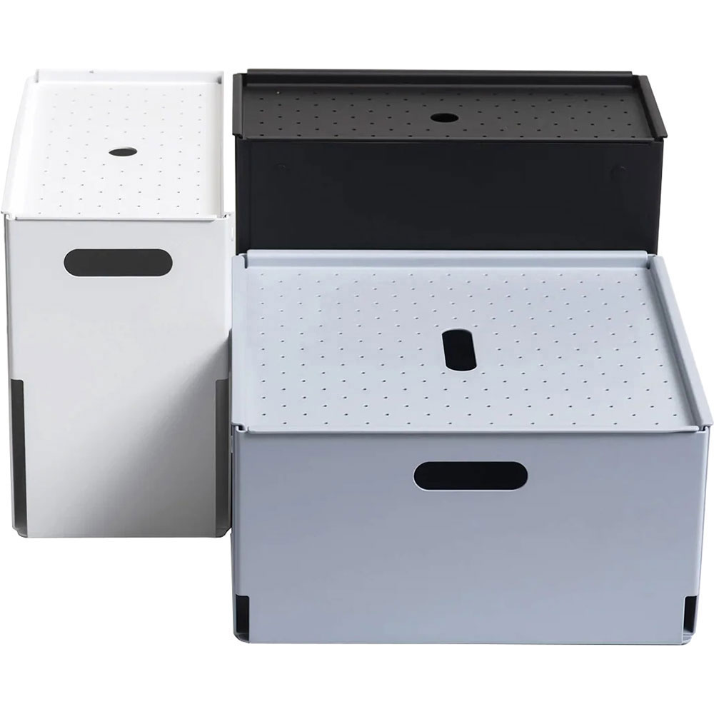 Cutie depozitare Euro Small, 15 x 30 x 15 cm, gri deschis