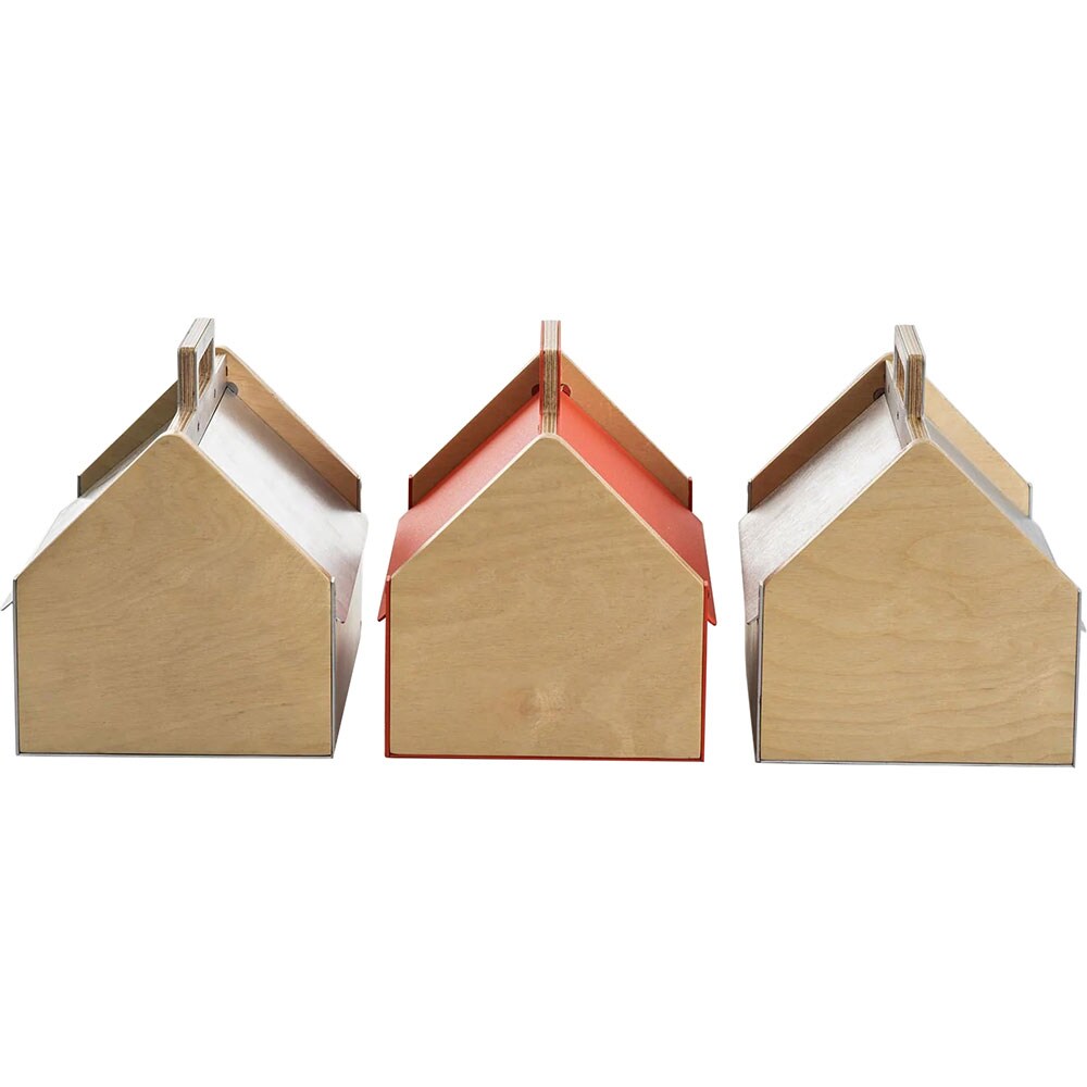 Cutie depozitare Casa Tool Kit, 28 x 17.4 x 21.1 cm, rosu