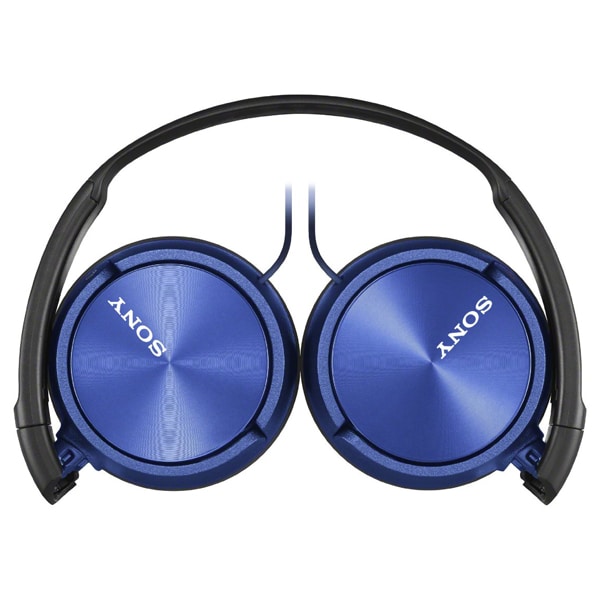 Casti SONY MDR-ZX310APL, Cu Fir, On-Ear, Microfon, albastru