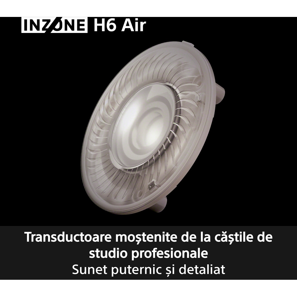 Casti Gaming SONY INZONE H6 Air MDR-G600B, 7.1, multiplatforma, 3.5mm, negru