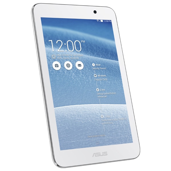 Tableta ASUS MeMO Pad 7 (ME176C), Wi-Fi, 7.0", Quad Core Intel Atom Z3745 1.33 GHz (1.86GHz Burst), 8GB, 1GB, Android KitKat 4.0, alb