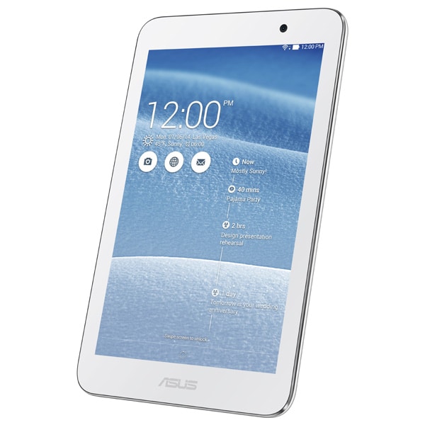 Tableta ASUS MeMO Pad 7 (ME176C), Wi-Fi, 7.0", Quad Core Intel Atom Z3745 1.33 GHz (1.86GHz Burst), 8GB, 1GB, Android KitKat 4.0, alb